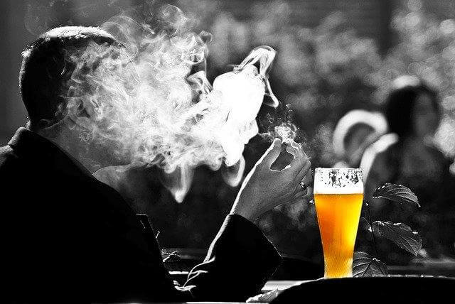 Beer and Cigar